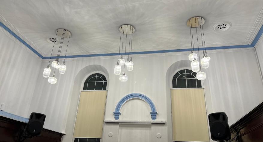 Feature lighting piece installed by Bowen Electrical in Cardiff
